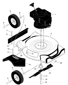 Part Location Diagram of F-030455C Murray Book, Instruction
